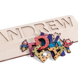 Vardo dėlionė "Taškutis" - MedoosaKids
