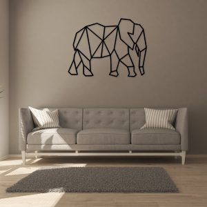 sienos paveikslas dramblys