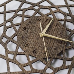 Sieninis laikrodis, interjero detalė, namų dekoras