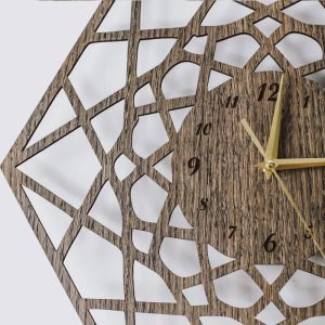 Sieninis laikrodis, interjero detalė, namų dekoras